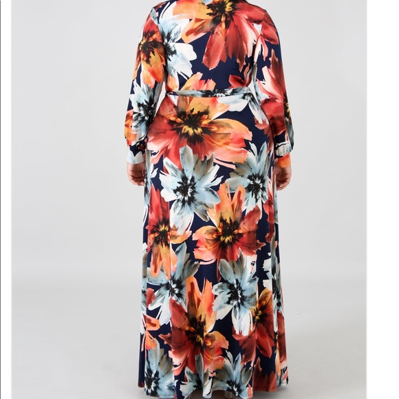 GOODTIME USA Dresses Goodtime Usa Plus Size Fall Maxi Dress Poshmark